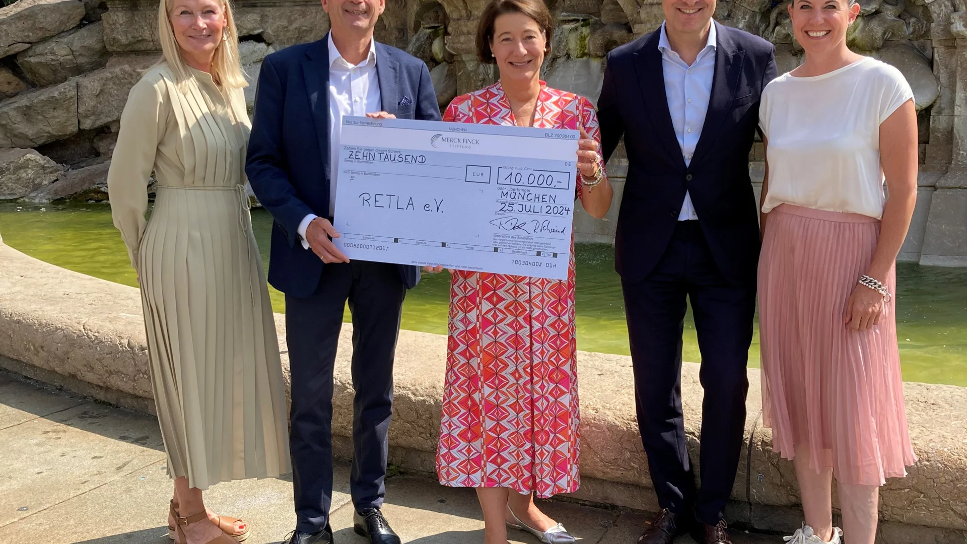 Merck Finck Stiftung unterstützt den Retla e.V.
